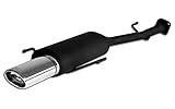 Especificaciones tecnicas: Dedicado a la version específica del coche, probado y comprobado para compatibilidad / Anade sonido deportivo, pero no demasiado ruidoso / Diametro de los tubos de cola: punta redonda unica 100mm / Sin homologacion / Material: silenciador de acero negro – tubo de escape de acero inoxidable