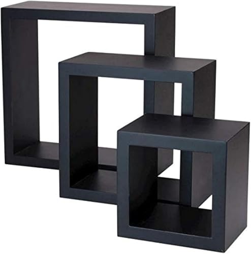 أرفف خشبية للتعليق على الحائط من بورتال ايه اي، تثبت على الحائط ل...