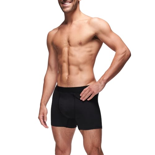 WYR ComfortAir 3-Pack Boxer Briefs - Soft Egyptian Giza Cotton Stretch Tagless Men's Underwear - Lightweight Breathable Brief4