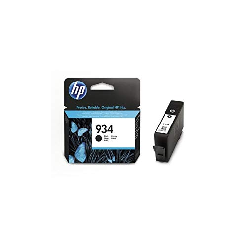 HP 934 Nero, C2P19AE, Cartuccia Originale HP, Compatibile con Stampanti HP OfficeJet 6820, HP OfficeJet Pro 6230 e 6830