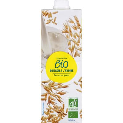 Monoprix Bio Boisson à l'avoine bio, 1L