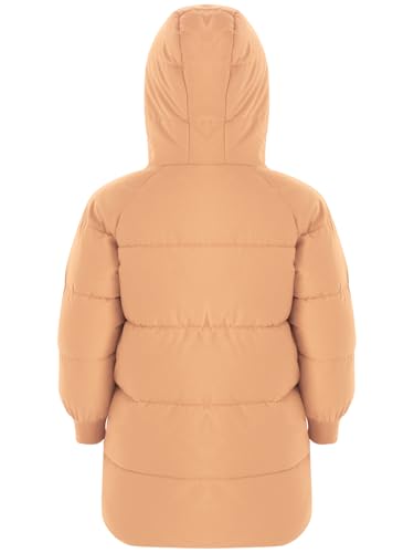 Kids Boys Girls Winter Warm Thick Padded Outerwear Hoodie Long Sleeve Jackets Coat4