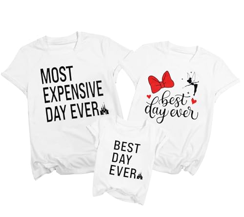 UNIQUEONE Magical Family Vacation Shirts Family Matching Outfits Castle Tees Mom and Dad Couple Outfit T-Shirt