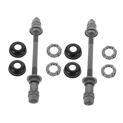 SEWACC 2 セット ドラムシャフトコアロッド ロードバイク用品 フロントアクスル 自転車アクスルエクステンダー Silver