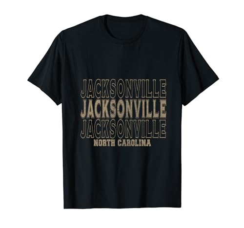 Vintage Jacksonville Carolina del Norte Camiseta
