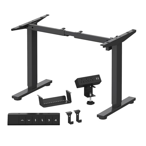 FLEXISPOT EN2 Standing Desk Frame with Power Strip