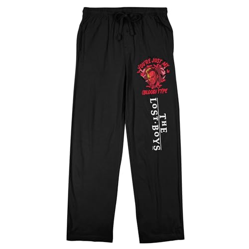 Bioworld The Lost Boys Valentine's Men's Black Sleep Pants