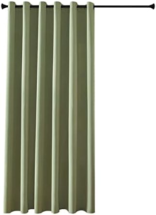 MRTREES Blackout Curtains Bedroom 54 Drop 2 Panels Light Grey Eyelet Thermal Curtain for Living Room Soft Texture Window Treatments for Kids 46x54 Inch 117x137 CM