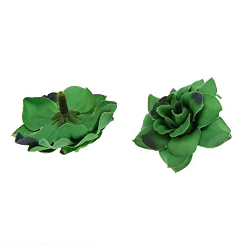 Generic 50Pcs Artificial Rose Heads Faux Silk Flower Head Diy Flower Arch Arrangement Wreath Swag Bouquets Centerpieces Supplies (Dark Green) #TOP5