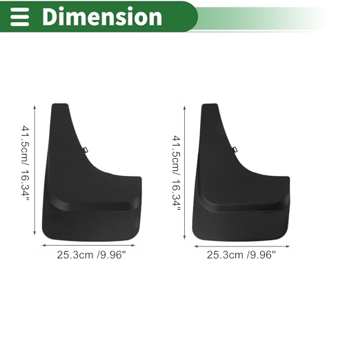 Image of Motoforti Mud Flaps Splash Guards Mud Guards for Chevrolet Blazer 2005 W /Mount Accessories