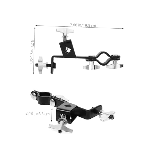 Abrazadera de soporte para platillo DECHOUS para set de batería, soporte de brazo con bracket para estabilidad y extensión miniatura 2