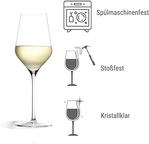 Stölzle Lusatia QUATROPHIL Red Wine Glass White Wine Glass 12-Piece