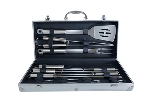 Pradel Excellence - WB107 - Mallette Barbecue 16 pcs - Essentiels - Ustensiles Inox avec Manches...