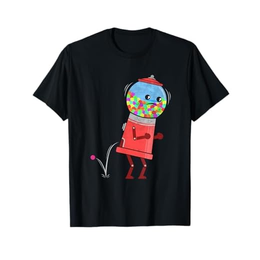 Vintage Gum Ball Machine Funny Novelty Old Fashioned Retro T-Shirt