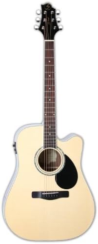 Samick Music G Series 100 GD100RSCE Dreadnought Acoustic-Electric Guitar, Natural