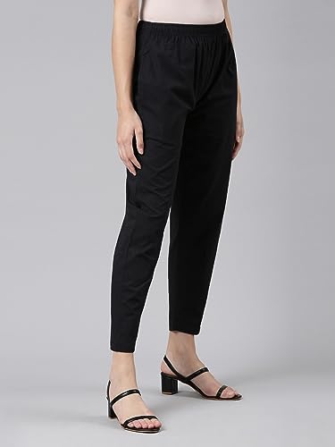 Image of TWIN BIRDS 100% Woven Cotton Fabric Kurti Pant /Trousers with Functional Pocket for Women