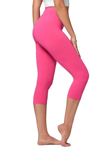 Image of Conceited High Waist Leggings in Shorts, Capri and Full Length - Buttery Soft - 3 inch High Waistband - Regular and Plus Size