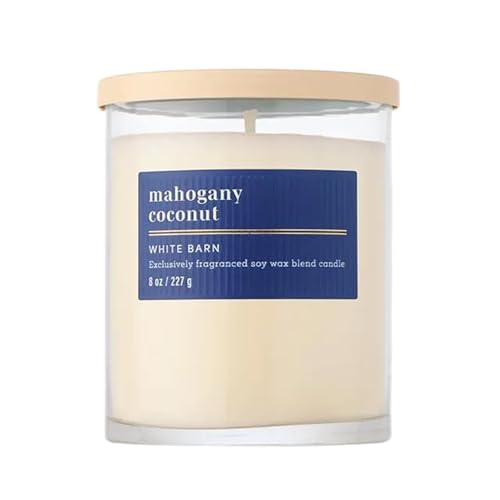 Mahogany Coconut Single Wick Candle