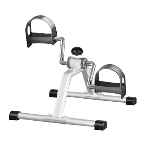 pedale unterm schreibtisch Mini-Pedal-Heimtrainer Tragbarer Pedaltrainer unter dem Schreibtisch, Verstellbarer Widerstand, Fußhausierer, Fahrradpedaltrainer for ältere Menschen zu Hause(Type 1) Sport & Freizeit veolo 1.0 Color:Silver - Pink Limited edition Metal Gear