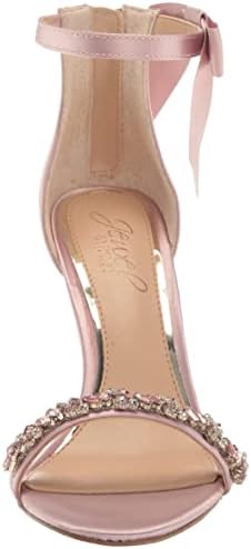 Jewel Badgley Mischka Women's Daley Heeled Sandal, Pale Pink, 10 | Image 1