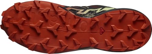 Image of Salomon Mens Speedcross 6 Rum Raisin /Cherry Tomato /Cognac 10.5 Medium