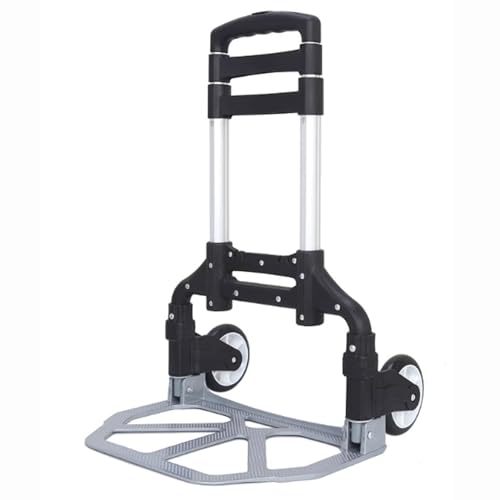 Carretilla plegable con ruedas TPR para carga y compras miniatura 1