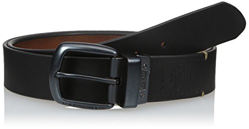 Image of Levi's Leather Men's Levis 40Mm Reversible Belt With Brushed Silver Buckle