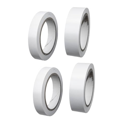 TEHAUX 4ロール 強力粘着オフィス用両面テープ 各巻 丈夫で剥がしやすい 多用途カーペット補修 梱包 文具向け