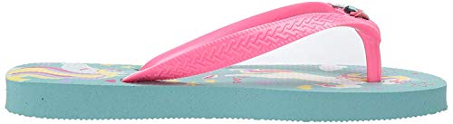Havaianas Kid's Fantasy Flip Flop Sandal, Blue/Pink, 11/12 M Us Little Kid #TOP4