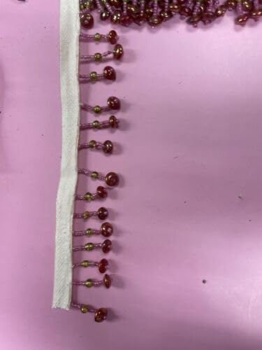 1.5 Inch Beaded Trim Fabric