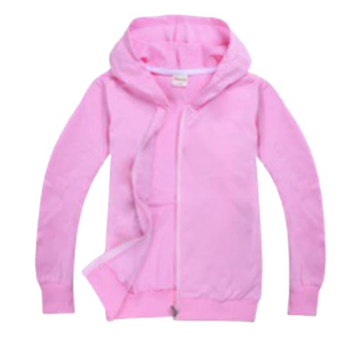 Kids Girls' Full Zip Hoodies Sweatshirts Spring Long Sleeve Jackets Coats Unisex Casual Outwear with Pocket