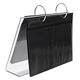 WOONEKY ネイルステッカー 収納ブック 軽量 ポータブル ネイルデカールオーガナイザー 別ディスプレイ可能 整理用 美甲展示ラック