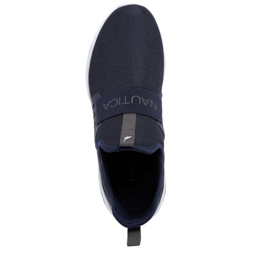 Image of Nautica Men's Slip-On Sneakers - Casual Fashion Shoes for Walking, in Medium & Wide Widths