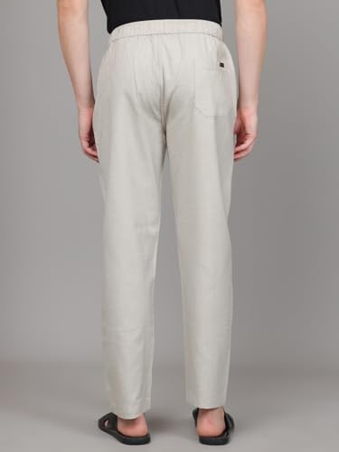 Image of Majestic Man Comfort Fit Solid Cotton Blend Casual Style Lounge Pyjama with 3 Pockets & Zip Closure