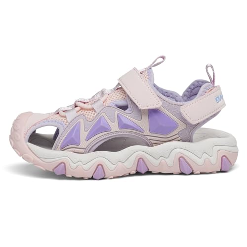 Dannto Boy's Girl's Sport Sandals Summer Closed Toe Outdoor Water Athletic Sandals (Little Kid/Big Kid)2