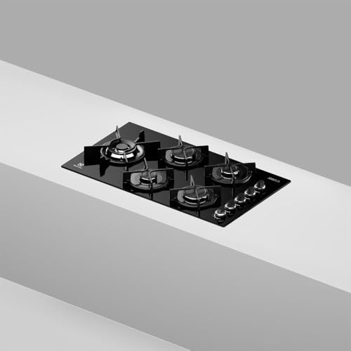 Electrolux Cooktop 5 Bocas a Gás Electrolux Mesa Vidro Expert ChamaPrecisa e Grade Ferro Fundido (KE5GW) Bivolt