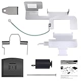 ZATUX 8201756 W10823377 Refrigerator Ice Dispenser Door Kit Compatible with Whirl-Pool Refrigerators Door Chute Replaces W10467899 AP3872692 PS4218879 PS990120 1164531