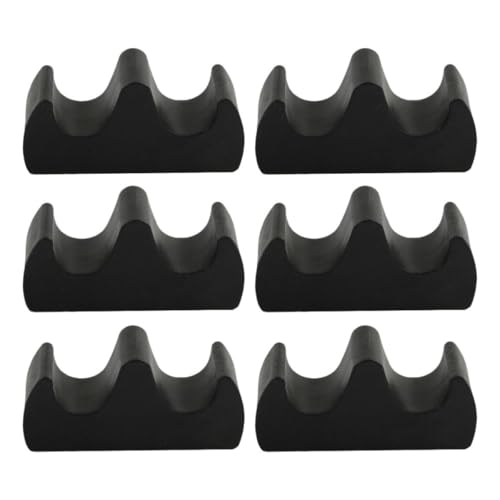 Toyvian Soporte para Pinceles de Caligrafía de Plástico Resistente 6 Piezas Portalápices Compacto para Brochas de Tinta Adecuado para Práctica Artística y Almacenamiento Organizado