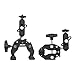 Super Clamp with Dual Ballhead Magic Arm,1/4