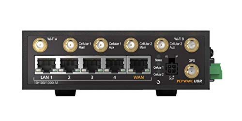 Peplink UBR LTE Dual-Cellular Router | All-in-One WAN Solution | Unbreakable Connectivity Right Out of The Box | Inclusive 1 Year PrimeCare Warranty | UBR-LTE-US-T-PRM