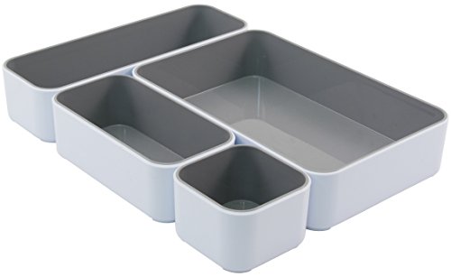 Plateaux de bureau Stackbl Advantus 37592 blancs et gris pour trier vos dossiers - 4