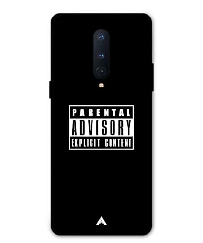 Image of Premium Explicit Case for Oneplus 8 Soft-Touch Metal TPU Back Cover, Shockproof, Designer, Aesthetic Mobile Phone Case (Glossy Finish)