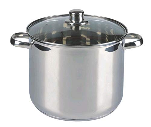 Jürgen Westerholt GmbH 20 Liter Edelstahl XXL Großraumtopf - Suppentopf mit Induktionsboden +...