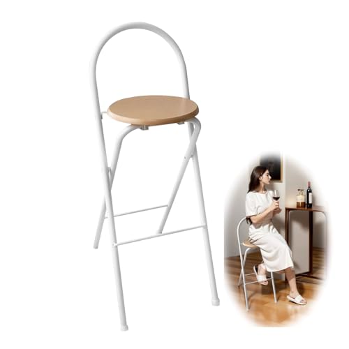 Tabouret de bar pliable réglable en hauteur 65 70 75 cm pour salle à manger et bureau