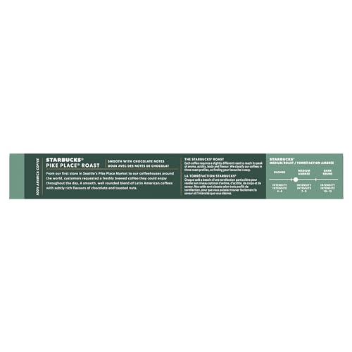Image of STARBUCKS Pike Place Roast Nespresso Capsules, 10 Capsules