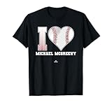 I Heart Baseball Stitch Michael McGreevy St Louis Baseball T-Shirt
