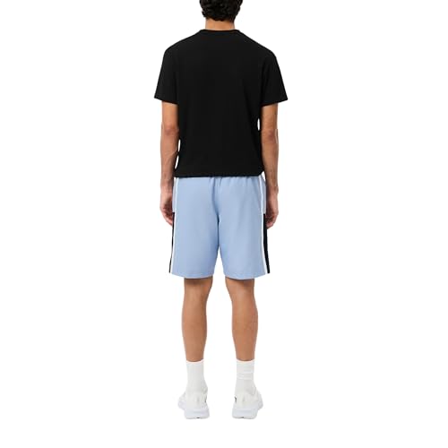 Image of Lacoste Men's Lightweight Colour-Block Stripe Tennis Shorts
