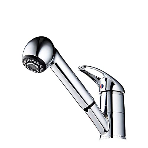 Mitigeur de cuisine double sortie d'eau avec douchette extractible
