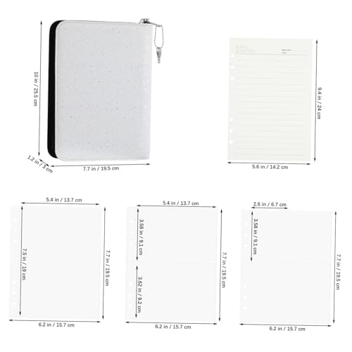 Classeur à pochettes Uonlytech avec fermeture éclair pour trier vos documents - 2