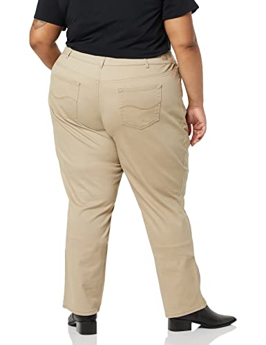 Image of Lee Women's Plus-Size Relaxed Fit Straight-Leg Jean